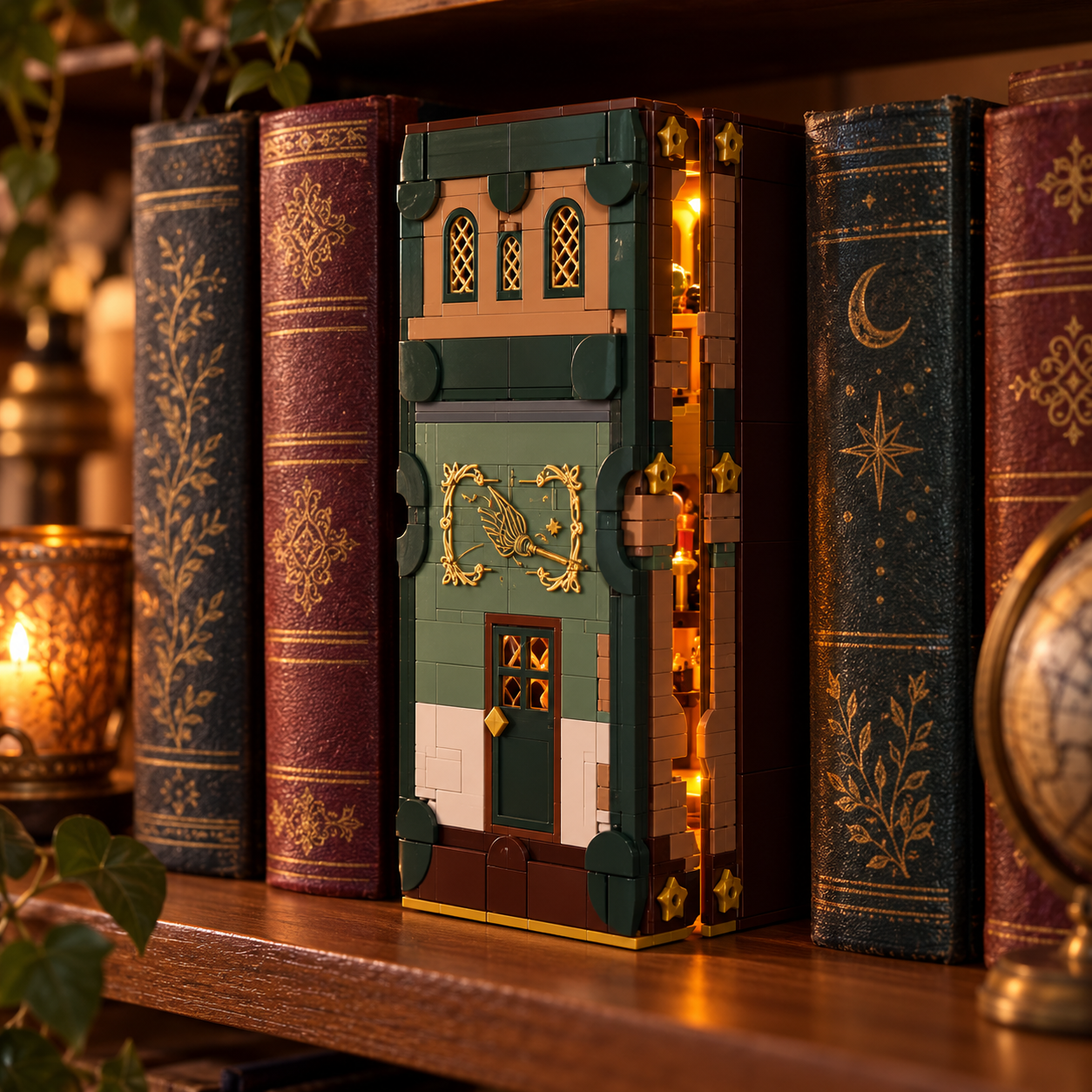 The Finished Book Nook