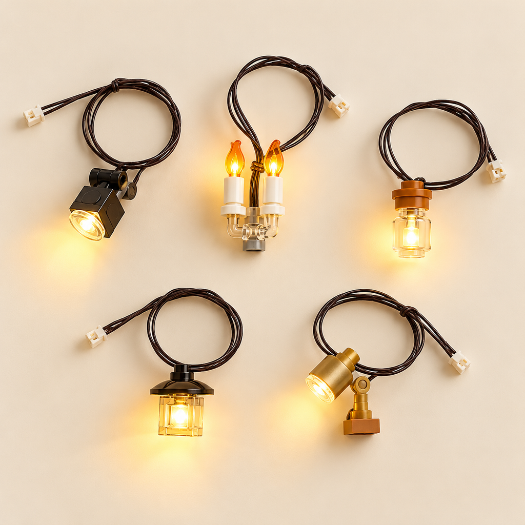 Adventa book nook advent calendar - lights
