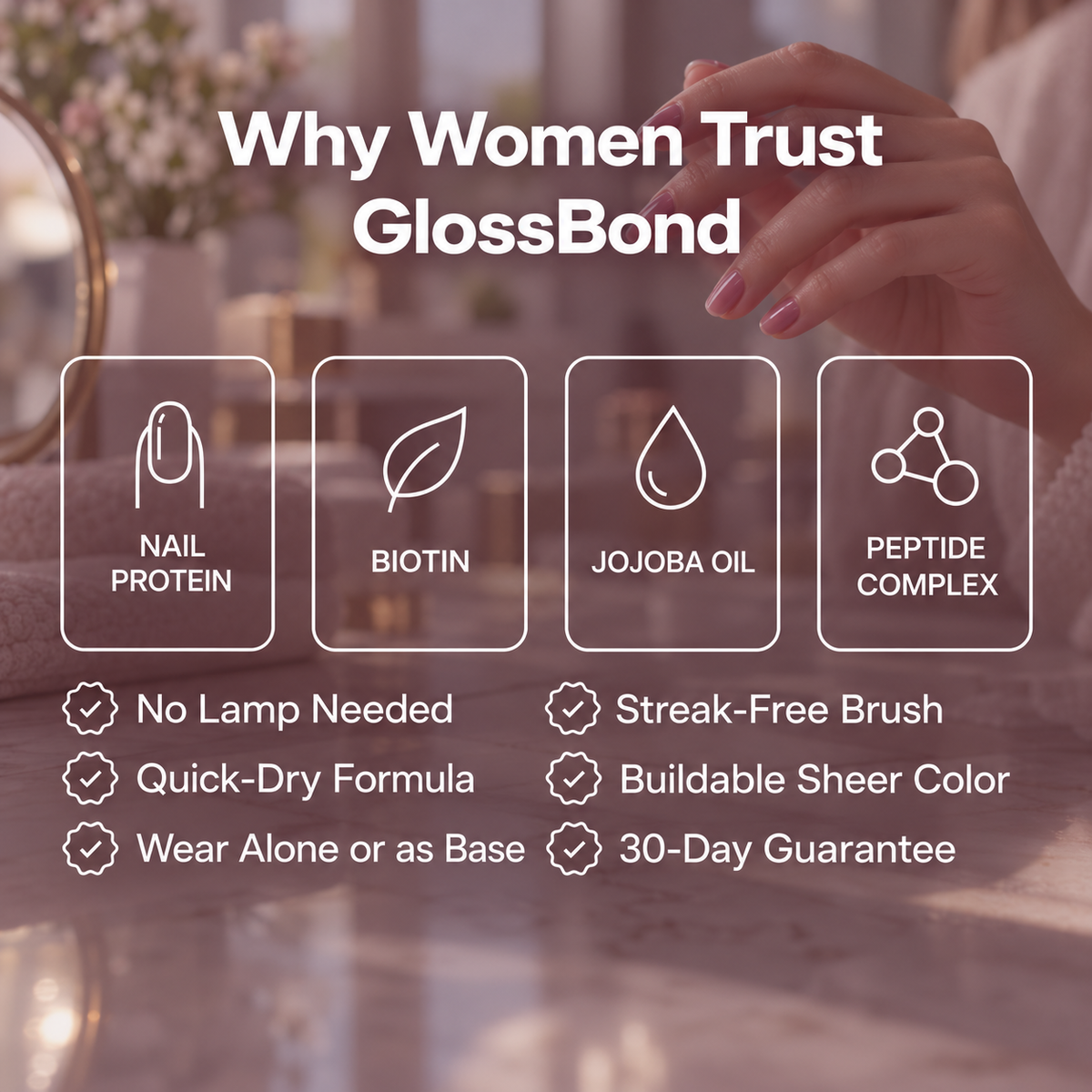 GlossBond Tinted Nail Strengthener image 6