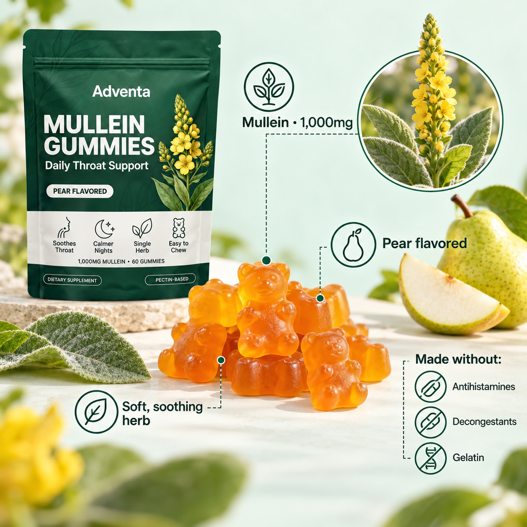 Adventa Mullein Gummies G06 single ingredient