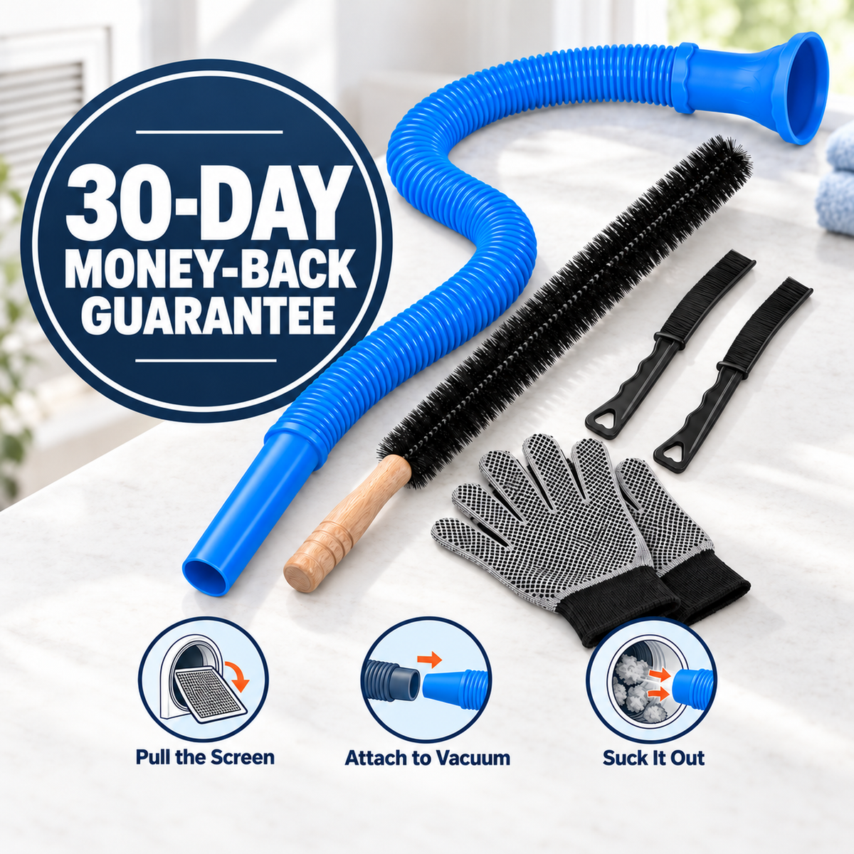 SecureHold Dryer Vent Cleaner Kit image 7