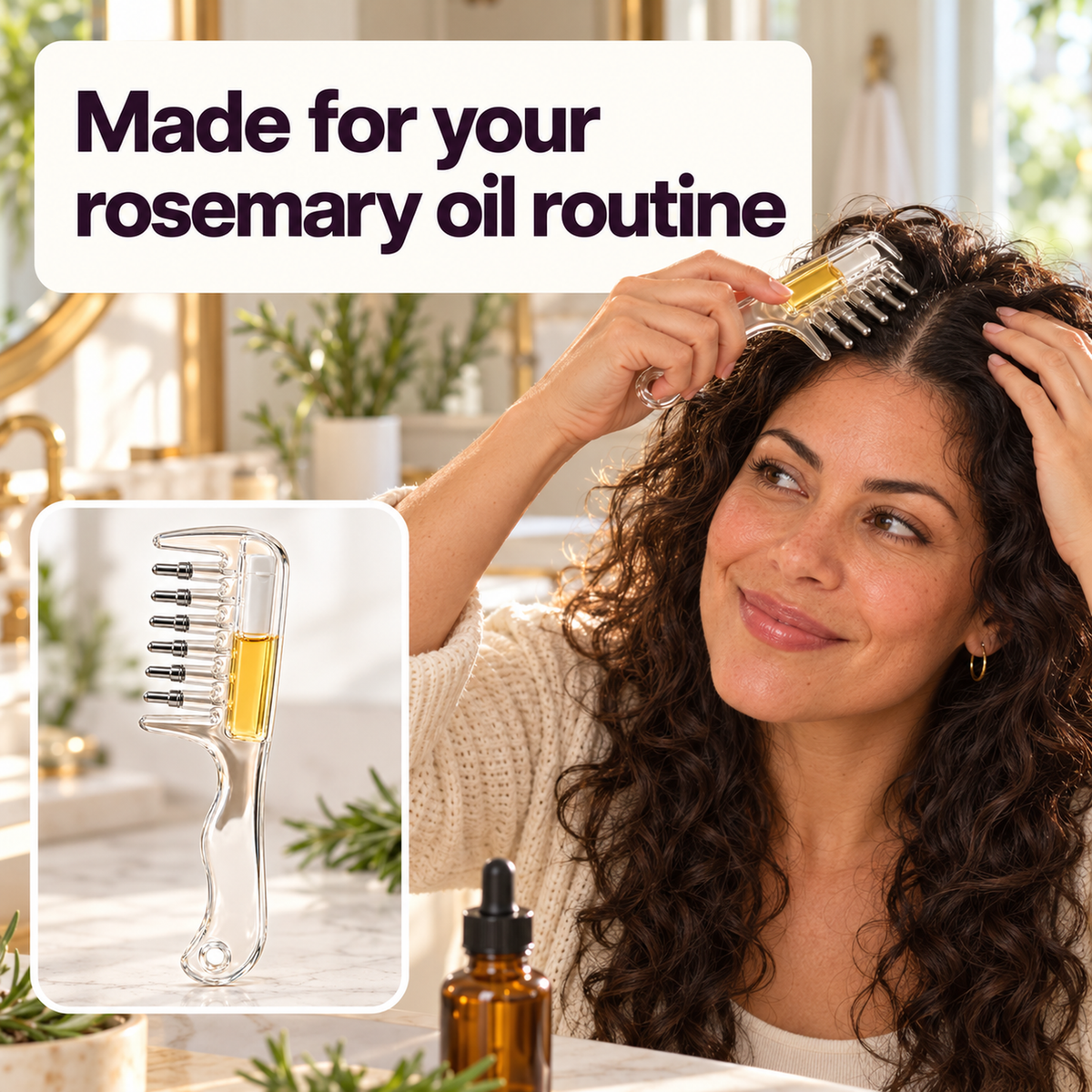 SilkFlow Scalp Oil Applicator Comb image 4